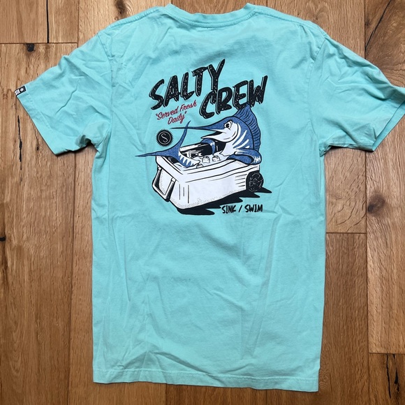 Lot of four mens Tshirts Vans, Salty Crew size medium - Picture 2 of 8